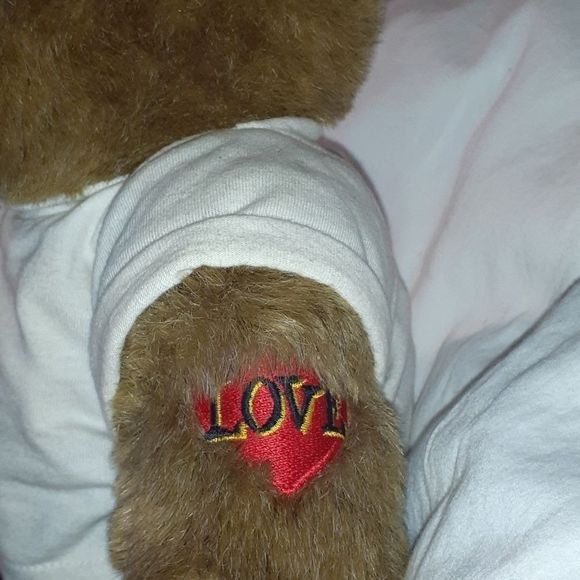 Vermont Teddy Bear Lover Boy Bear Fully Jointed‎ - Picture 2 of 6